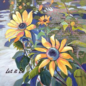 Let It Be, acrylic by Rachell Sunnell, 20x20