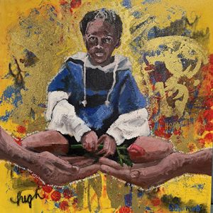 You Raise Me Up, acrylic by Susan Barnard